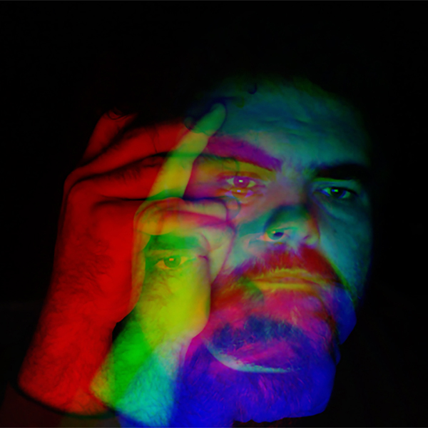 Self portrait using RGB seperation